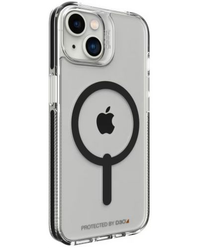 Калъф Gear4 - Santa Cruz Snap, iPhone 14, прозрачен/черен - 2